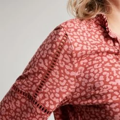 Joules Women's Frances Jersey Blouse - Orange Leopard 13 Joules Women's Frances Jersey Blouse - Orange Leopard -Fashion Lady frances orange leopard 6