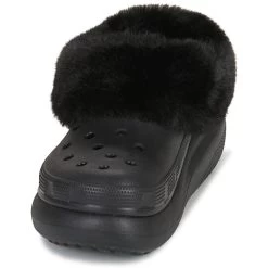 Crocs Unisex Furever Crush Shoes - Black -Fashion Lady furever crush blk black 4