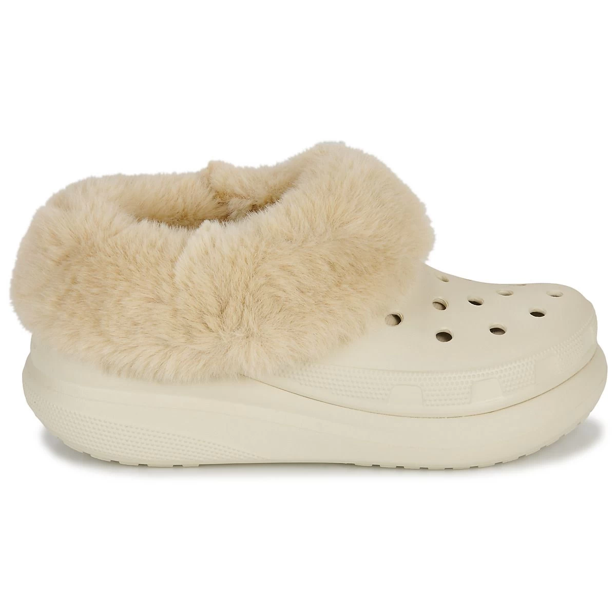 Crocs Unisex Furever Crush Shoes - Bone 2 Crocs Unisex Furever Crush Shoes - Bone - Image 2