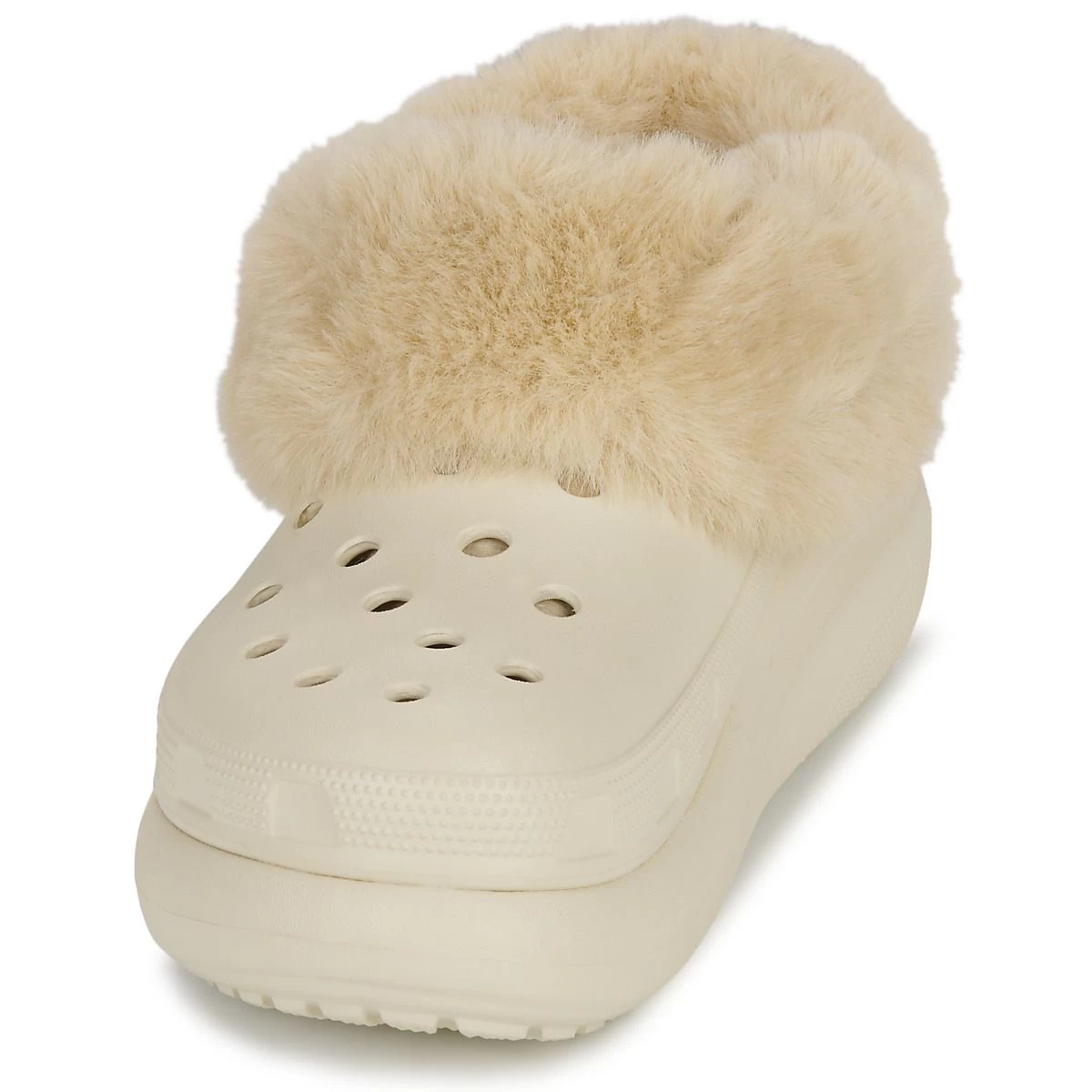 Crocs Unisex Furever Crush Shoes - Bone 3 Crocs Unisex Furever Crush Shoes - Bone - Image 3