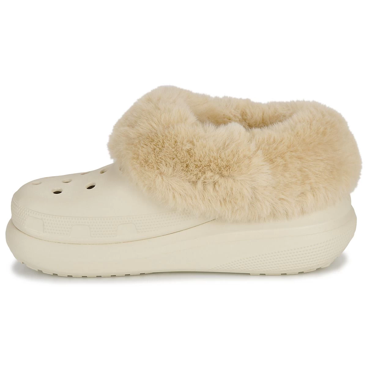 Crocs Unisex Furever Crush Shoes - Bone 4 Crocs Unisex Furever Crush Shoes - Bone - Image 4