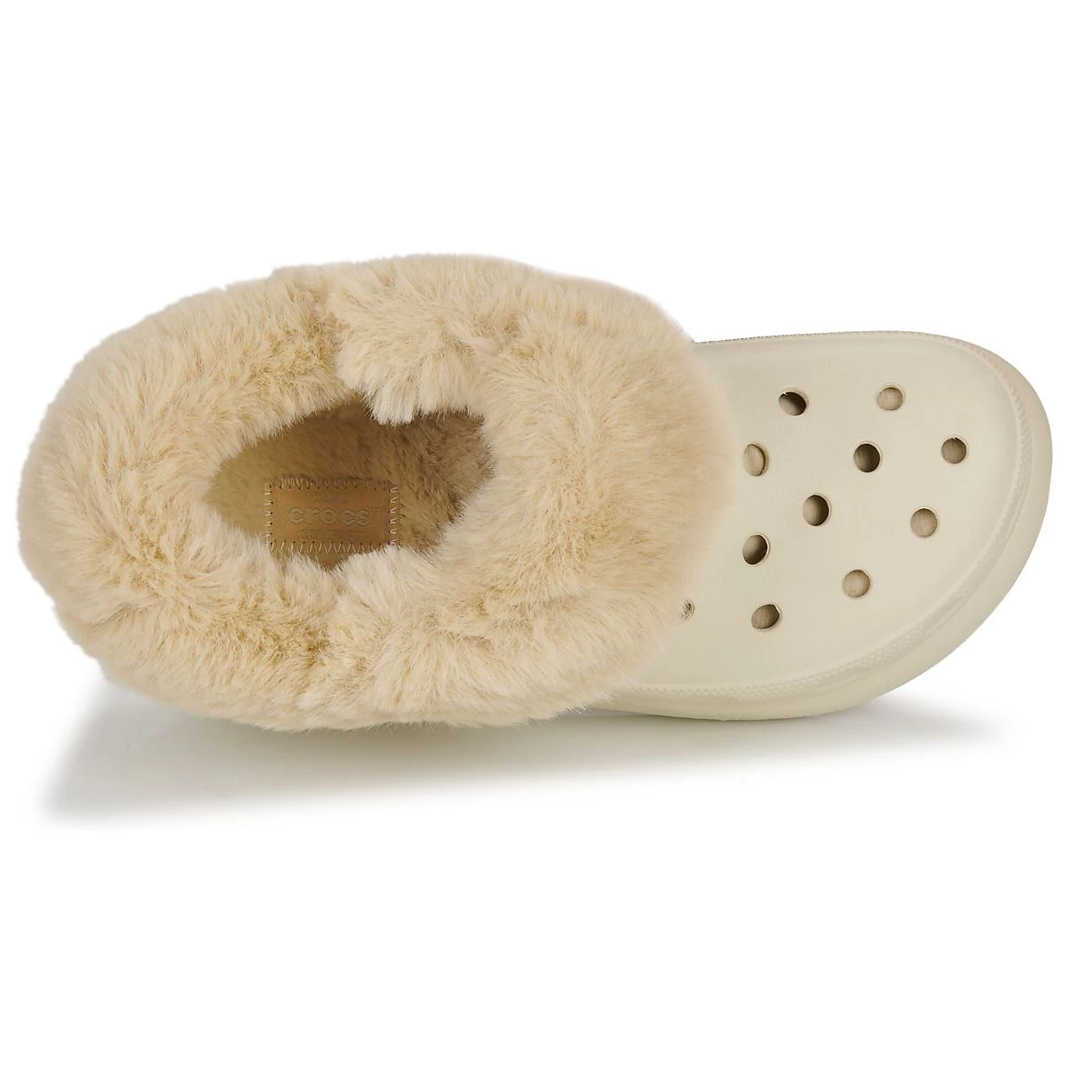 Crocs Unisex Furever Crush Shoes - Bone 6 Crocs Unisex Furever Crush Shoes - Bone - Image 6