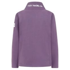 Lazy Jacks Women's Full Zip Sweatshirt - Loganberry -Fashion Lady fzip plain sweatshirt loganbry 1