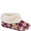 Jo & Joe Women's Glenroyal Bootee Slippers - Cherry