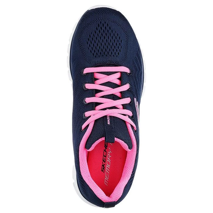 Skechers Women’s Graceful Get Connected Trainers – Navy/Hot Pink 2 Skechers Women’s Graceful Get Connected Trainers – Navy/Hot Pink - Image 2