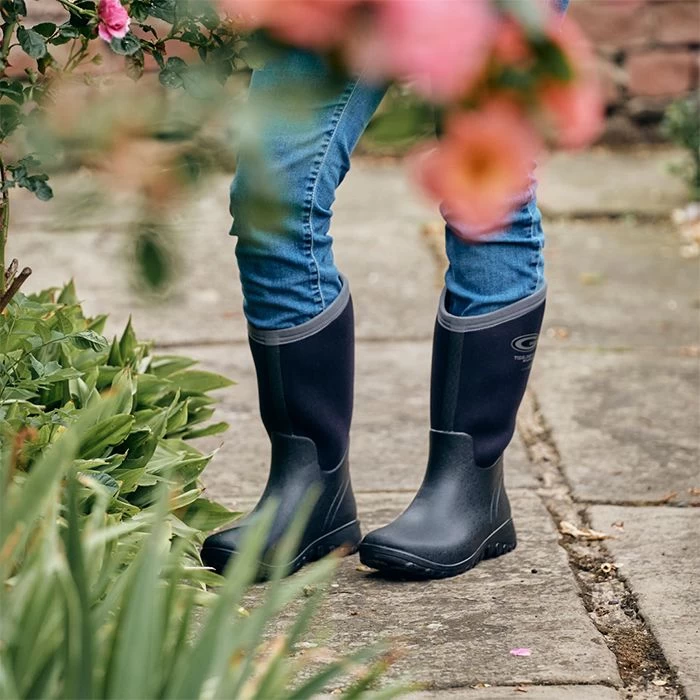 Grub's Women's Tideline 4.0 Wellington Boots - Black 2 Grub's Women's Tideline 4.0 Wellington Boots - Black - Image 2