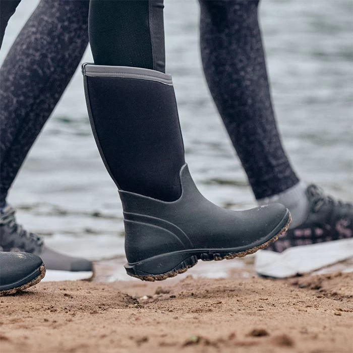 Grub's Women's Tideline 4.0 Wellington Boots - Black 3 Grub's Women's Tideline 4.0 Wellington Boots - Black - Image 3