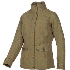Baleno Women's Halifax Quilted Jacket - Light Khaki -Fashion Lady halifax quilted jacket lt khaki 4