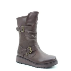 Heavenly Feet Women's Hannah4 Mid Boot - Chocolate -Fashion Lady hannah4 choc 1