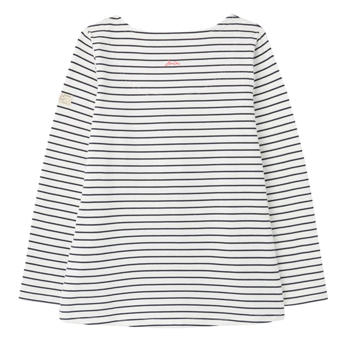 Joules Women’s Harbour Jersey Top – Cream/Navy Stripe 3 Joules Women’s Harbour Jersey Top – Cream/Navy Stripe - Image 3