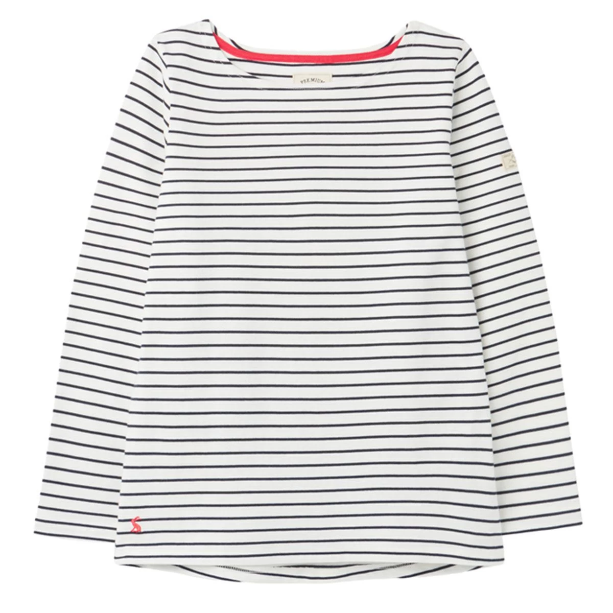 Joules Women’s Harbour Jersey Top – Cream/Navy Stripe 2 Joules Women’s Harbour Jersey Top – Cream/Navy Stripe - Image 2