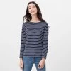 Joules Women’s Harbour Jersey Top – Navy Cream Stripe