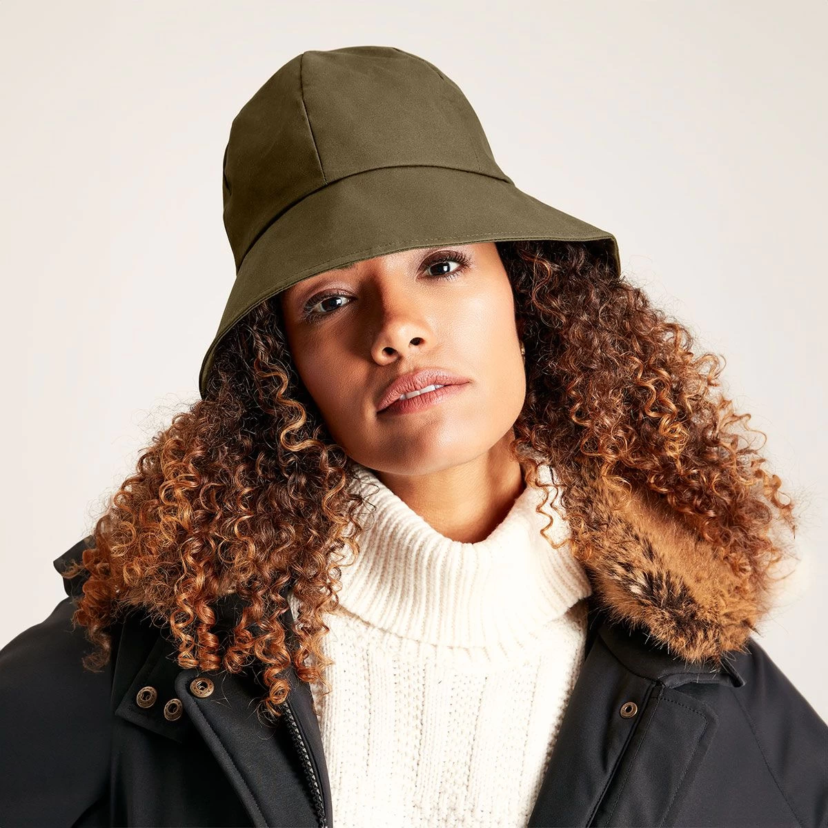 Joules Women's Harriet Wax Bucket Hat - Heritage Green 6 Joules Women's Harriet Wax Bucket Hat - Heritage Green - Image 6