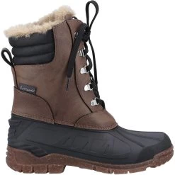 Cotswold Women's Hatfield Weather Boots - Taupe -Fashion Lady hatfield brown 4