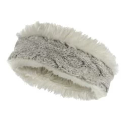 Pachamama Women’s Chamonix Fur Headband – Oatmeal -Fashion Lady headband oat 1