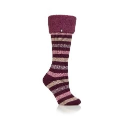 Heat Holders Women’s Hellebore Thermal Boot Socks – Cabernet -Fashion Lady hellebore cab 1 1
