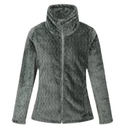 Regatta Women’s Heloise Full Zip Fleece – Dark Forest Green Wavy -Fashion Lady heloise dkstfrstgrwv 1