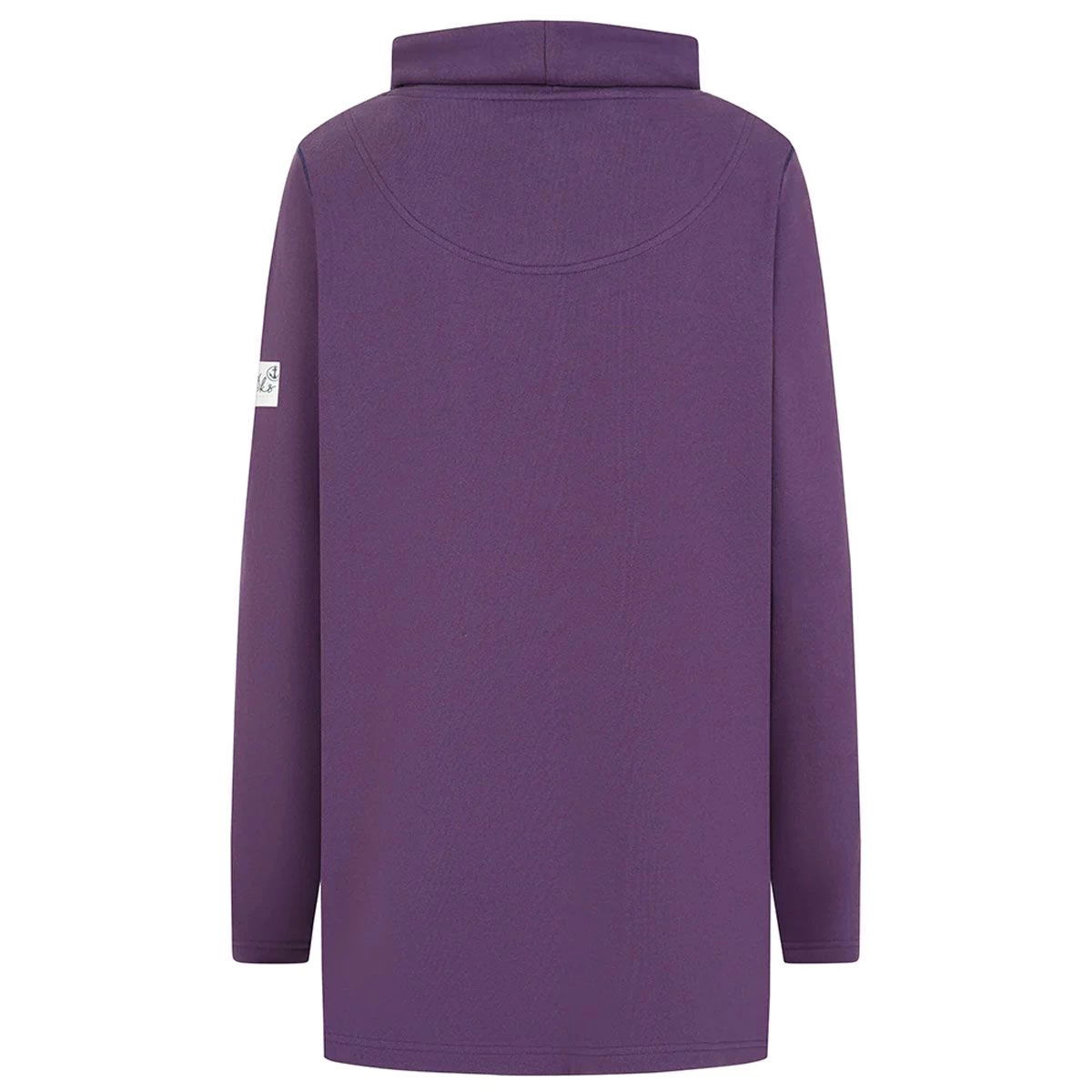 Lazy Jacks Women's High Neck Sweatshirt - Mauve 3 Lazy Jacks Women's High Neck Sweatshirt - Mauve - Image 3