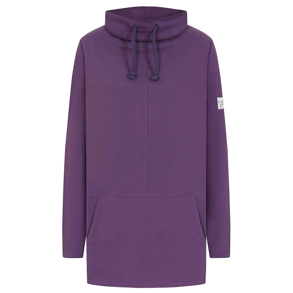 Lazy Jacks Women's High Neck Sweatshirt - Mauve 5 Lazy Jacks Women's High Neck Sweatshirt - Mauve - Image 5