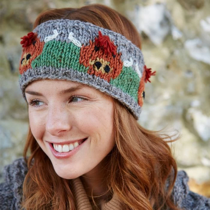 Pachamama Women’s Herd Of Highland Cow Headband 1 Pachamama Women’s Herd Of Highland Cow Headband