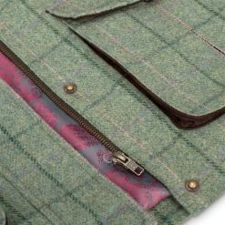 Hoggs Of Fife Women's Roslin Technical Tweed Field Coat - Spring Bracken -Fashion Lady hogs of fife 1