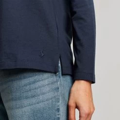 Joules Women's Holly Jersey Top - French Navy 10 Joules Women's Holly Jersey Top - French Navy -Fashion Lady holly french navy 3