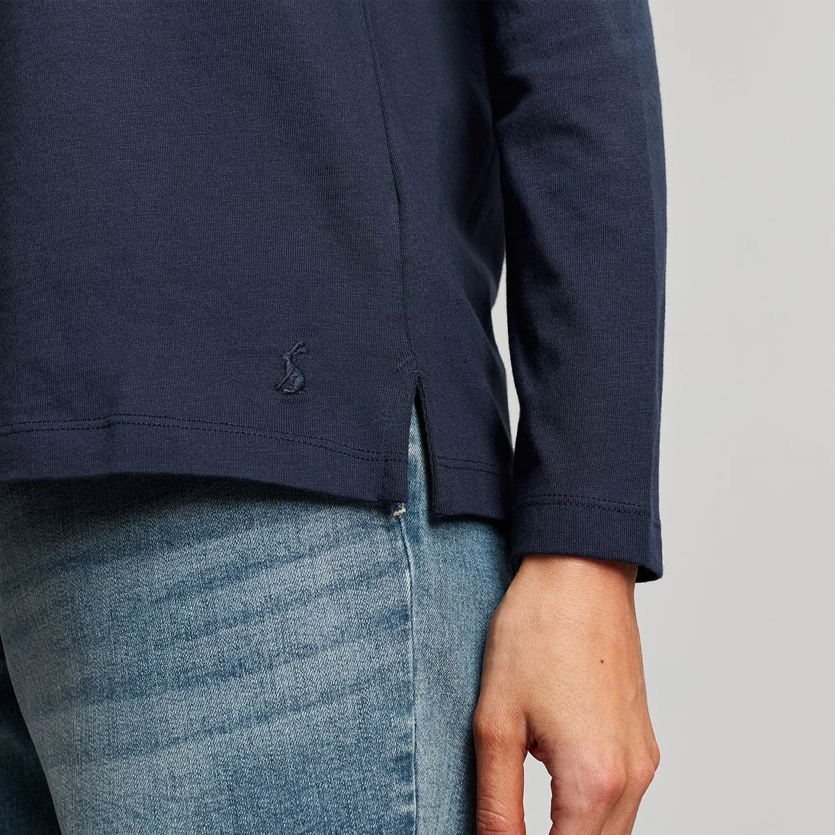 Joules Women's Holly Jersey Top - French Navy 4 Joules Women's Holly Jersey Top - French Navy - Image 4