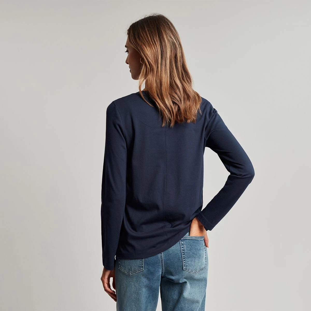 Joules Women's Holly Jersey Top - French Navy 5 Joules Women's Holly Jersey Top - French Navy - Image 5