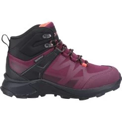 Cotswold Women's Horton Mid Hiking Boots - Burgundy -Fashion Lady horton ladies burgun 5