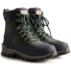 Hunter Women’s Commando Boots – Arctic Moss/ Henson Navy