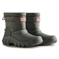 Hunter Women’s Intrepid Short Snow Boots – Grey -Fashion Lady hunter intrepid short snow boot grey1 1