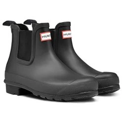 Hunter Women's Original Chelsea Boot - Black -Fashion Lady hunter original chelsea black1 1