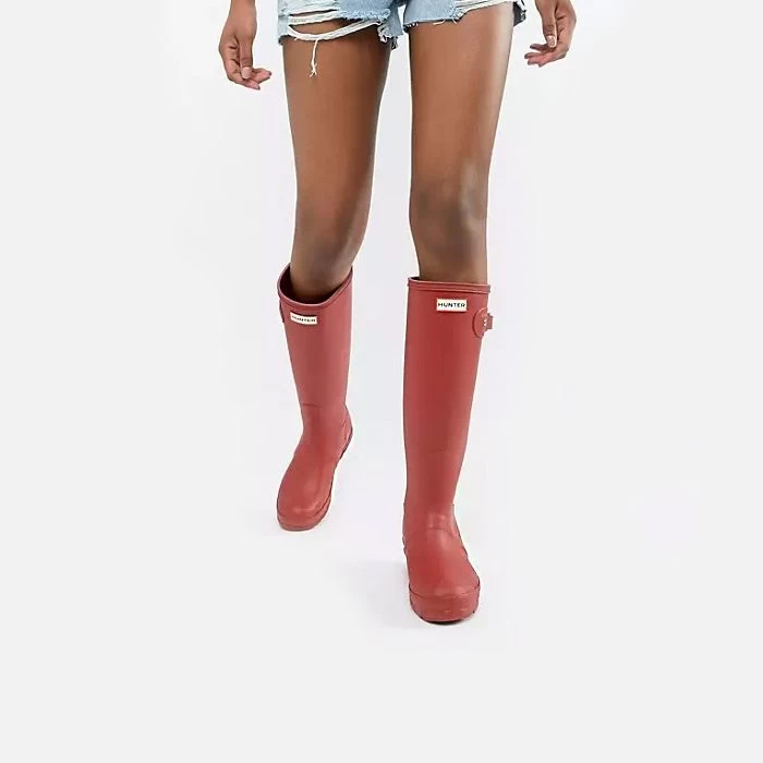 Hunter Women's Original Tall Wellington Boots - Military Red 6 Hunter Women's Original Tall Wellington Boots - Military Red - Image 6