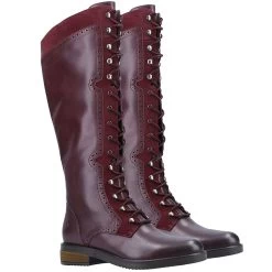Hush Puppies Women’s Rudy Tall Boots – Burgundy