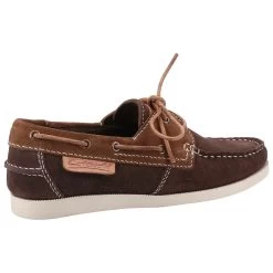 Cotswold Women's Idbury Boat Shoes - Chocolate Brown -Fashion Lady idbury boat shoe brown choc3