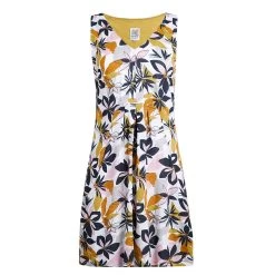 Weird Fish Women's Indus Printed Jersey Tunic - White