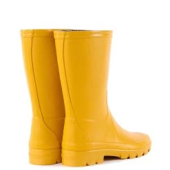 Le Chameau Women's Iris Bottillon Jersey Lined Wellington Boot - Yellow -Fashion Lady iris bottillon jersey yellow 1