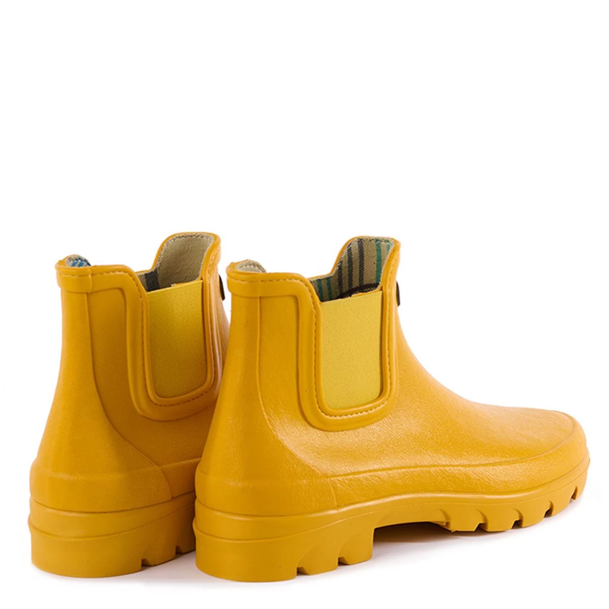 Le Chameau Women's Iris Chelsea Jersey Lined Wellington Boot - Yellow 2 Le Chameau Women's Iris Chelsea Jersey Lined Wellington Boot - Yellow - Image 2