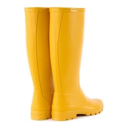 Le Chameau Women's Iris Jersey Lined Wellington Boot - Yellow -Fashion Lady iris wellington yellow 1