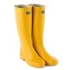Le Chameau Women's Iris Jersey Lined Wellington Boot - Yellow