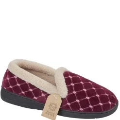 Jo & Joe Women's Isla Slippers - Cherry