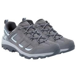Jack Wolfskin Women’s Vojo Texapore Low Walking Shoes – Grey/Blue -Fashion Lady jack wolfskin vojo texapore grey blue1 1