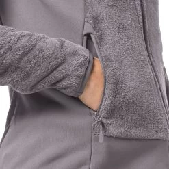 Jack Wolfskin Women’s Rotwand Hooded Full Zip Fleece – Seagull -Fashion Lady jack wolfskin women s rotwand hooded full zip fleece seagull 4