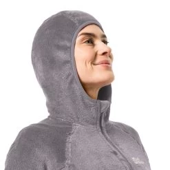 Jack Wolfskin Women’s Rotwand Hooded Full Zip Fleece – Seagull -Fashion Lady jack wolfskin women s rotwand hooded full zip fleece seagull 5