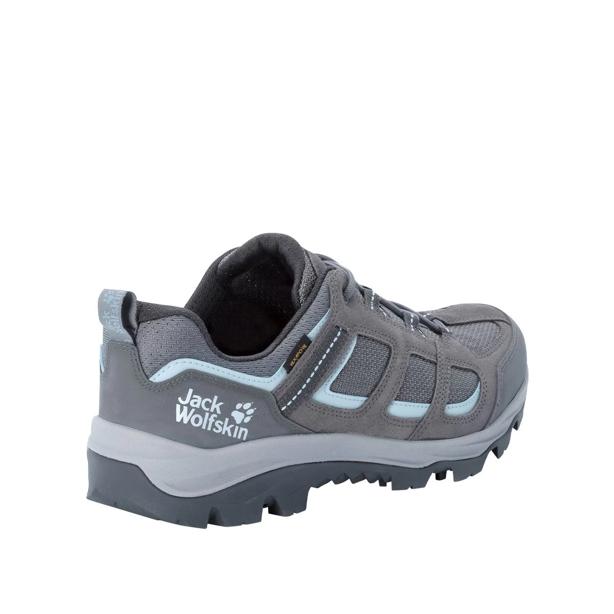 Jack Wolfskin Women’s Vojo Texapore Low Walking Shoes – Grey/Blue - Image 4