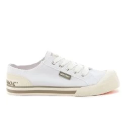 Rocket Dog Women's Jazzin 8A Canvas Trainers - White -Fashion Lady jazzin 4