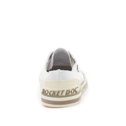 Rocket Dog Women's Jazzin 8A Canvas Trainers - White -Fashion Lady jazzin 5