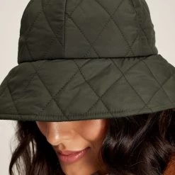 Joules Women's Harriet Quilted Bucket Hat - Heritage Green -Fashion Lady joules women s harriet quilted bucket hat heritage green 3