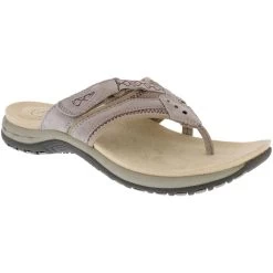Free Spirit Women's Juliet Flip Flops - Khaki/Pebble -Fashion Lady juliet new khaki 7
