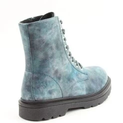 Heavenly Feet Women's Justina 2 Marble Print Mid Boots - Blue 7 Heavenly Feet Women's Justina 2 Marble Print Mid Boots - Blue -Fashion Lady justina2 marble print blue 2